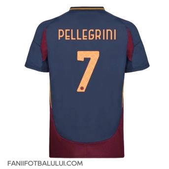 AS Roma Lorenzo Pellegrini #7 Tricou Fotbal Replică 2024-25 Barbati Treilea